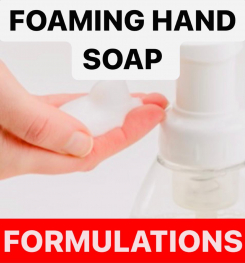 FOAMING HAND SOAP FORMULATIONS AND PRODUCTION PROCESS