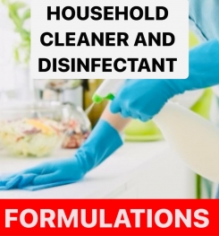 HOUSEHOLD CLEANER AND DISINFECTANT FORMULATIONS AND PRODUCTION PROCESS