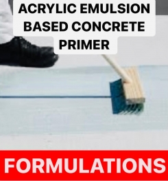 ACRYLIC EMULSION BASED CONCRETE PRIMER FORMULATIONS AND PRODUCTION PROCESS