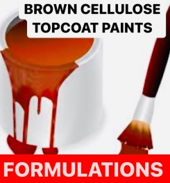 BROWN CELLULOSE TOPCOAT PAINTS FORMULATIONS AND PRODUCTION PROCESS