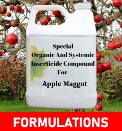 Formulations And Production Process of Organic And Systemic Insecticide Compound For Apple Maggot