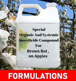 Formulations And Production Process of Organic And Systemic Fungicide Compound For Brown Rot on Apples