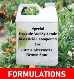 Formulations And Production Process of Organic And Systemic Fungicide Compound For Citrus Alternaria Brown Spot