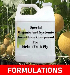 Formulations And Production Process of Organic And Systemic Insecticide Compound For Melon Fruit Fly