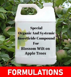 Formulations And Production Process of Organic And Systemic Fungicide Compound For Blossom Wilt on Apple Trees