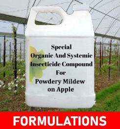 Formulations And Production Process of Organic And Systemic Fungicide Compound For Powdery Mildew on Apple