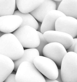 WHITE COLORED COATING CHOCOLATE DRAGEES FORMULATIONS AND PRODUCTION PROCESS