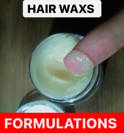 HAIR WAXS FORMULATIONS AND PRODUCTION PROCESS