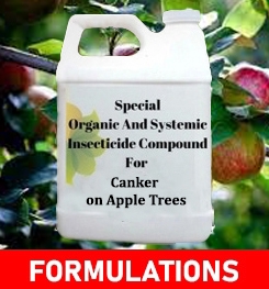 Formulations And Production Process of Organic And Systemic Fungicide Compound For Canker on Apple Trees