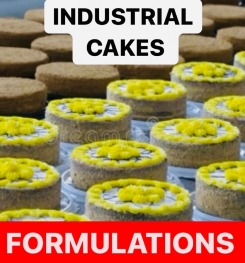 INDUSTRIAL CAKES FORMULATIONS AND PRODUCTION PROCESS