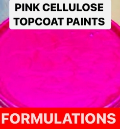 PINK CELLULOSE TOPCOAT PAINTS FORMULATIONS AND PRODUCTION PROCESS