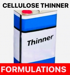CELLULOSE THINNER FORMULATIONS AND PRODUCTION PROCESS