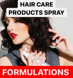 HAIR CARE PRODUCTS SPRAY FORMULATIONS AND PRODUCTION PROCESS
