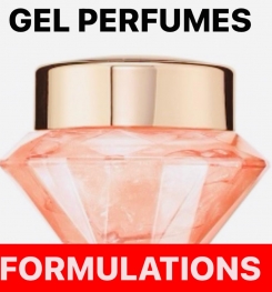 GEL PERFUMES FORMULATIONS AND PRODUCTION PROCESS
