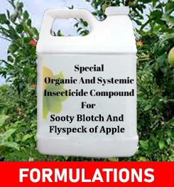 Formulations And Production Process of Organic And Systemic Fungicide Compound For Sooty Blotch And Flyspeck of Apple