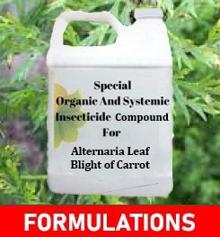 Formulations And Production Process of Organic And Systemic Fungicide Compound For Alternaria Leaf Blight of Carrot