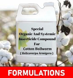 Formulations And Production Process of Organic And Systemic Insecticide Compound For Cotton Bollworm ( Helicoverpa Armigera )