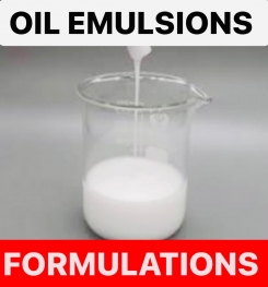 OIL EMULSIONS FORMULATIONS AND PRODUCTION PROCESS