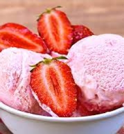 STRAWBERRY ICE CREAMS ( FACTORY - MADE ) FORMULATIONS AND PRODUCTION PROCESS