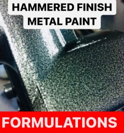 HAMMERED FINISH METAL PAINT FORMULATIONS AND PRODUCTION PROCESS