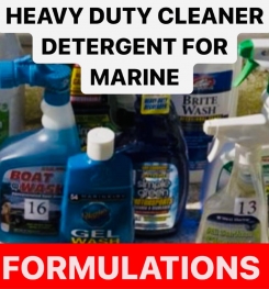 HEAVY DUTY CLEANER DETERGENT FOR MARINE FORMULATIONS AND PRODUCTION PROCESS