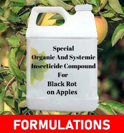 Formulations And Production Process of Organic And Systemic Fungicide Compound For Black Rot on Apples