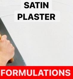 SATIN PLASTER FORMULATIONS AND PRODUCTION PROCESS