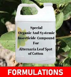 Formulations And Production Process of Organic And Systemic Fungicide Compound For Alternaria Leaf Spot of Cotton
