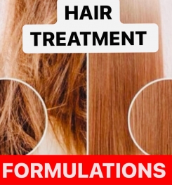 HAIR TREATMENT PRODUCTS FORMULATIONS AND PRODUCTION PROCESS