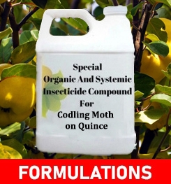 Formulations And Production Process of Organic And Systemic Insecticide Compound For Codling Moth on Quince