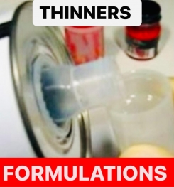 THINNERS FORMULATIONS AND PRODUCTION PROCESS