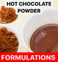 HOT CHOCOLATE POWDER FORMULATIONS AND PRODUCTION PROCESS