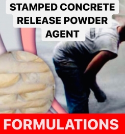 STAMPED CONCRETE RELEASE POWDER AGENT FORMULATIONS AND PRODUCTION PROCESS