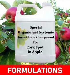 Formulations And Production Process of Organic And Systemic Fungicide Compound For Cork Spot in Apple