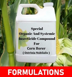 Formulations And Production Process of Organic And Systemic Insecticide Compound For Corn Borer ( Ostrinia Nubilalis )