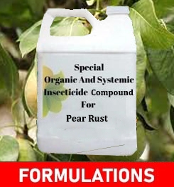 Formulations And Production Process of Organic And Systemic Fungicide Compound For Pear Rust