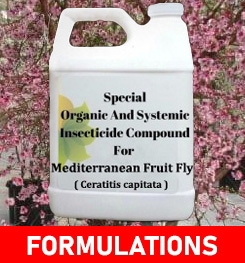 Formulations And Production Process of Organic Insecticide Compound For Mediterranean Fruit Fly ( Ceratitis capitata )