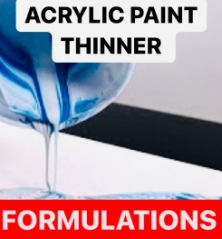 ACRYLIC PAINT THINNER FORMULATIONS AND PRODUCTION PROCESS