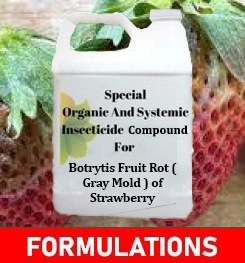 Formulations And Production Process of Organic And Systemic Fungicide Compound For Botrytis Fruit Rot ( Gray Mold ) of Strawberry