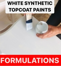 WHITE SYNTHETIC TOPCOAT PAINTS FORMULATIONS AND PRODUCTION PROCESS