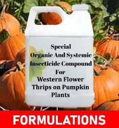 Formulations And Production Process of Organic And Systemic Insecticide Compound For Western Flower Thrips on Pumpkin Plants