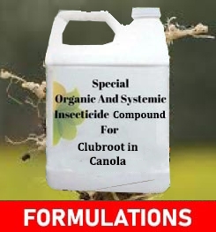 Formulations And Production Process of Organic And Systemic Fungicide Compound For Clubroot in Canola