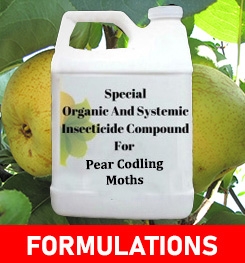 Formulations And Production Process of Organic And Systemic Insecticide Compound For Pear Codling Moths