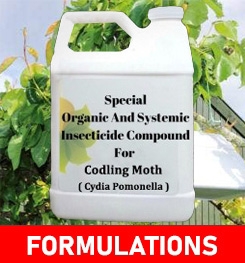 Formulations And Production Process of Organic And Systemic Insecticide Compound For Codling Moth ( Cydia Pomonella )