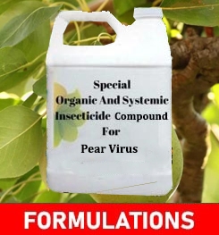Formulations And Production Process of Organic And Systemic Fungicide Compound For Pear Virus