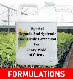 Formulations And Production Process of Organic And Systemic Fungicide Compound For Sooty Mold of Citrus
