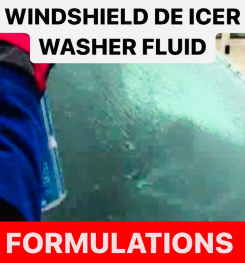 WINDSHIELD DE ICER WASHER FLUID FORMULATIONS AND PRODUCTION PROCESS