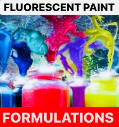FLUORESCENT PAINT FORMULATIONS AND PRODUCTION PROCESS