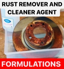 RUST REMOVER AND CLEANER AGENT FORMULATIONS AND PRODUCTION PROCESS