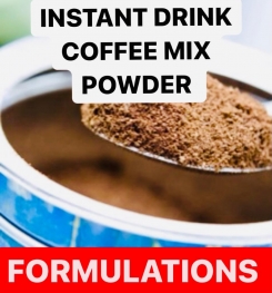INSTANT DRINK COFFEE MIX POWDER FORMULATIONS AND PRODUCTION PROCESS